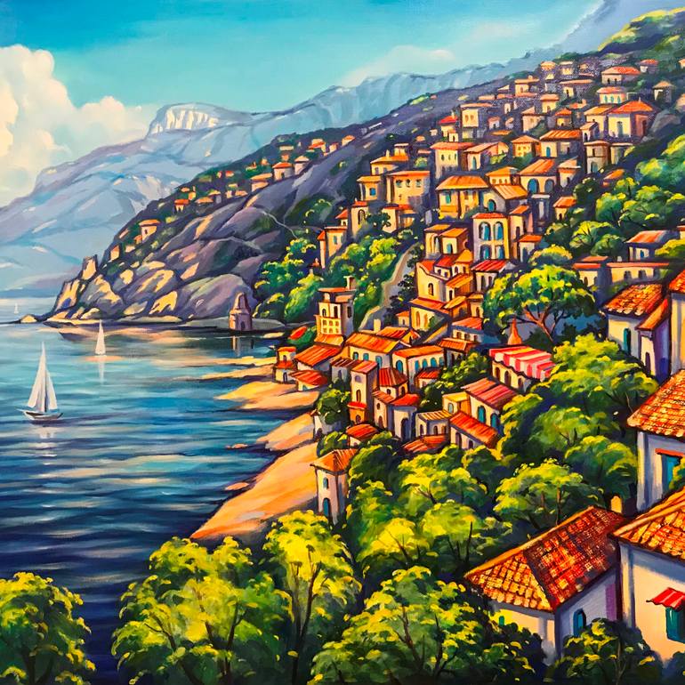 Original Contemporary Landscape Painting by Dmitry King