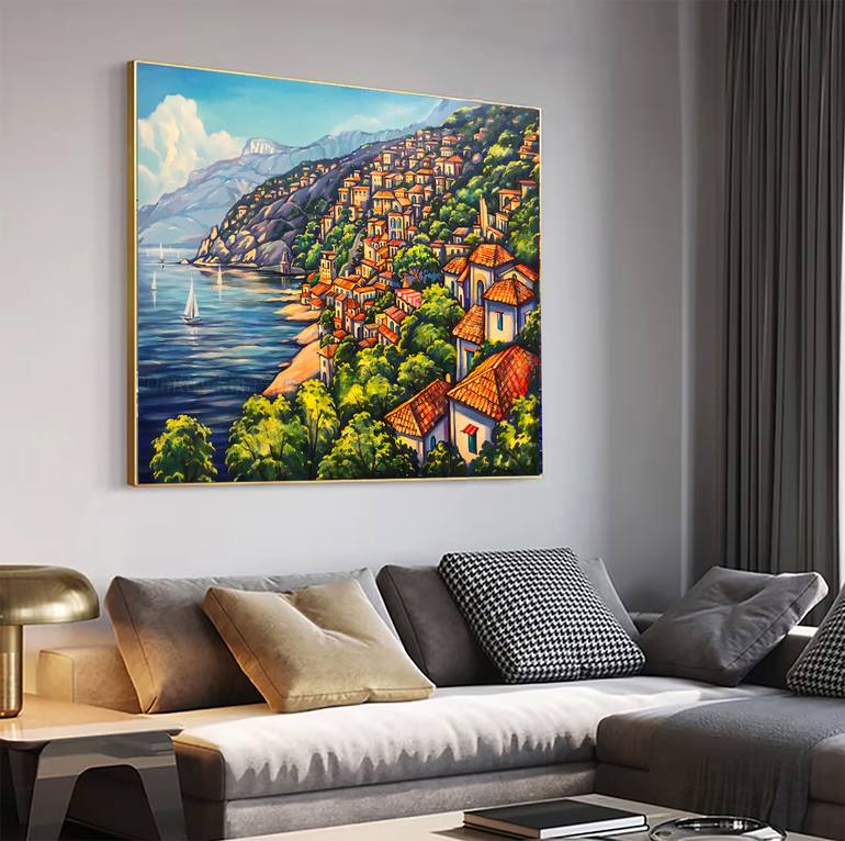 Original Contemporary Landscape Painting by Dmitry King