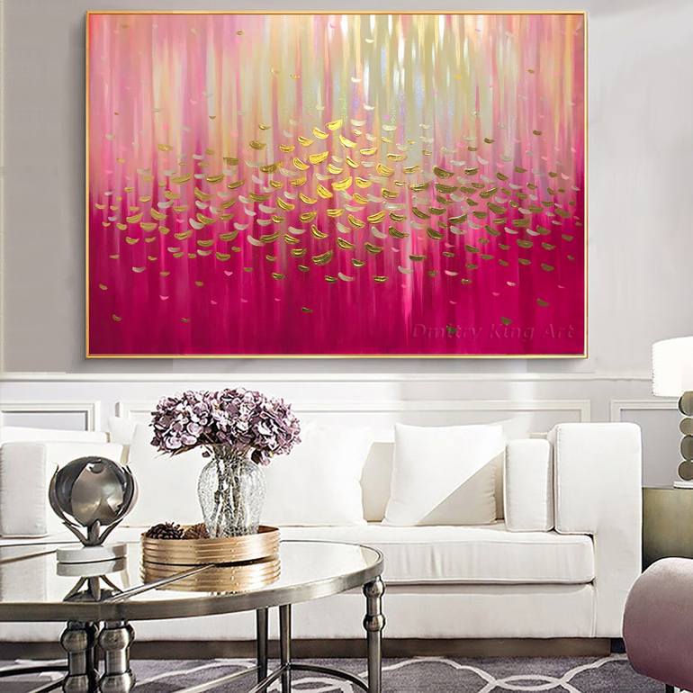 Original Abstract Expressionism Abstract Painting by Dmitry King
