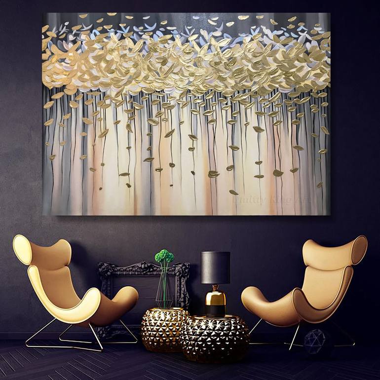 Original Conceptual Abstract Painting by Dmitry King