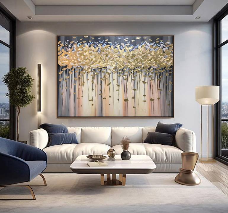 Original Conceptual Abstract Painting by Dmitry King