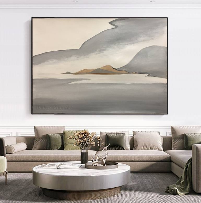 Original Abstract Landscape Painting by Dmitry King