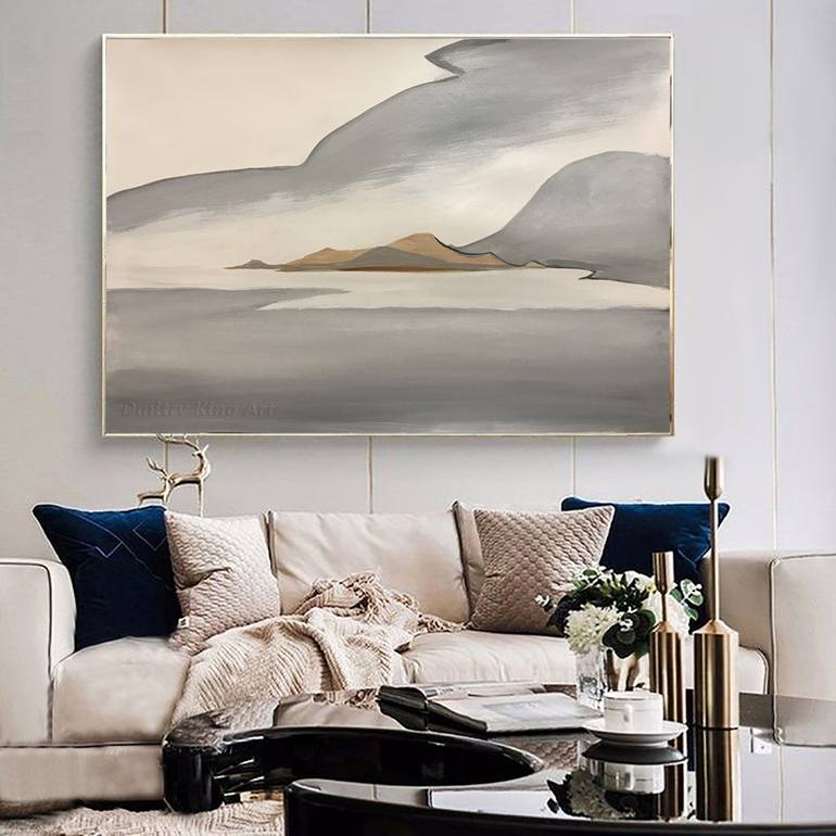Original Abstract Landscape Painting by Dmitry King