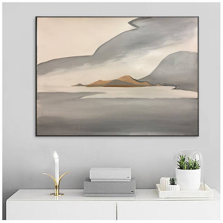 Original Abstract Landscape Painting by Dmitry King