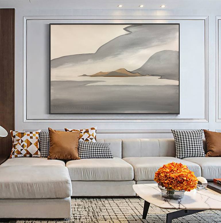 Original Abstract Landscape Painting by Dmitry King