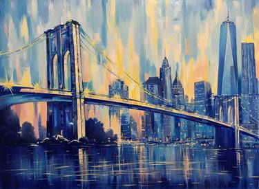 Brooklyn bridge oil painting thumb