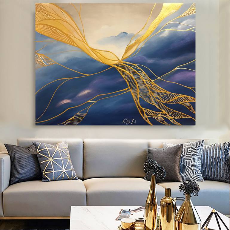 Original Modern Abstract Painting by Dmitry King