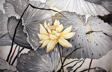 Lotus flower Zen art thumb