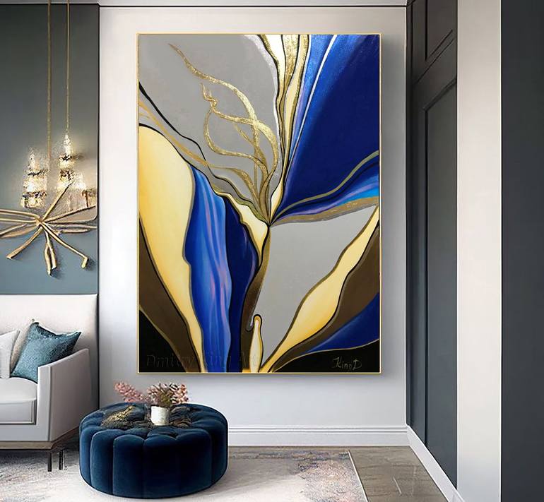 Original Art Deco Abstract Painting by Dmitry King