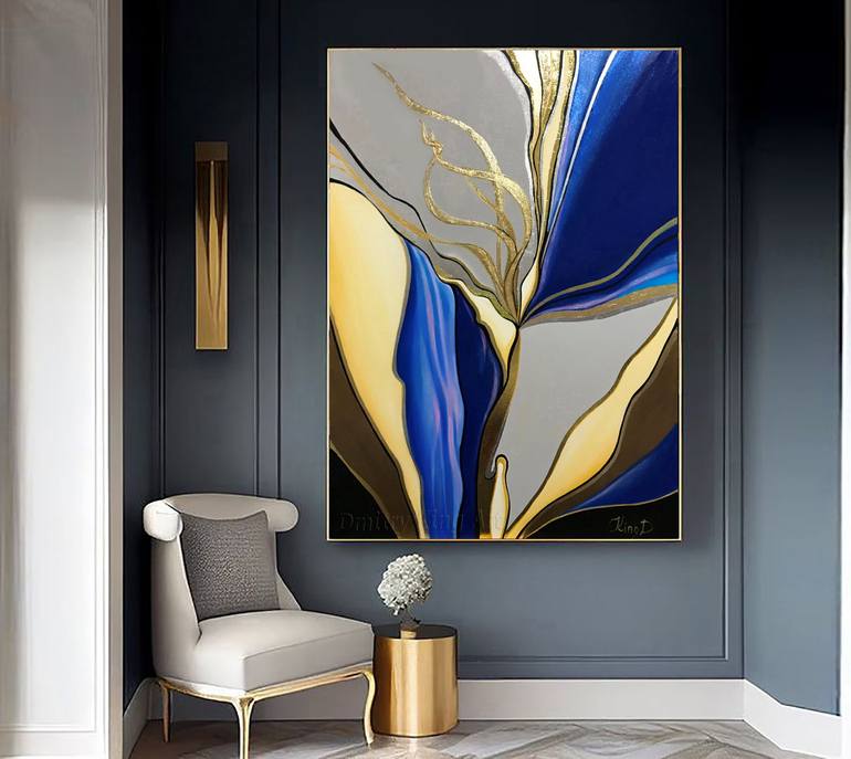 Original Art Deco Abstract Painting by Dmitry King