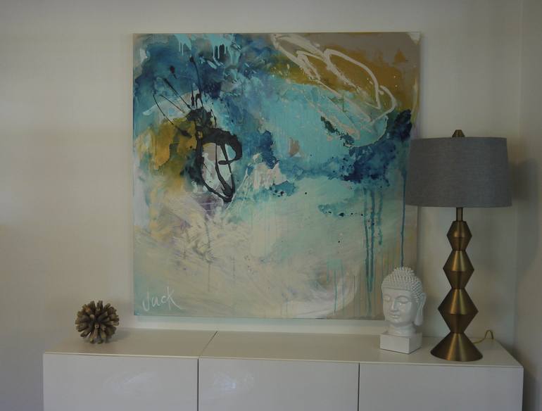 Original Abstract Expressionism Abstract Painting by Jackie Impey