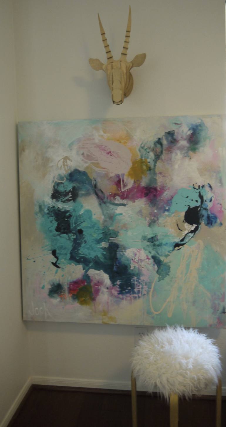 Original Abstract Expressionism Abstract Painting by Jackie Impey