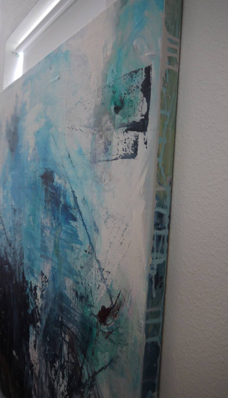 Original Abstract Expressionism Abstract Painting by Jacquelin  Impey