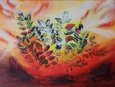 Original Fine Art Abstract Paintings by ANVAL -