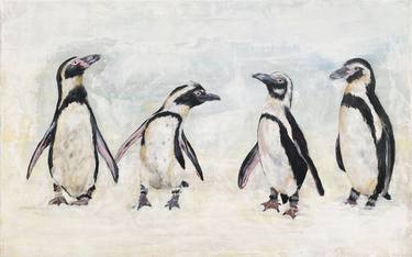 Original Figurative Animal Paintings by Andrea Eisenberger