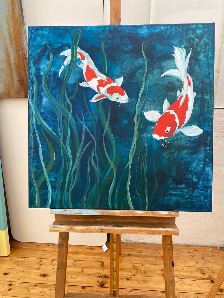 Original Figurative Animal Painting by Andrea Eisenberger