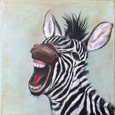 Original Figurative Animal Paintings by Andrea Eisenberger