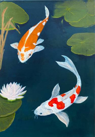 Print of Figurative Fish Paintings by Andrea Eisenberger