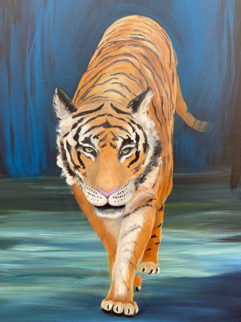 Original Figurative Animal Painting by Andrea Eisenberger