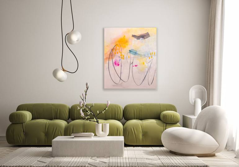 Original Abstract Expressionism Abstract Painting by Sarah Katherine Carton