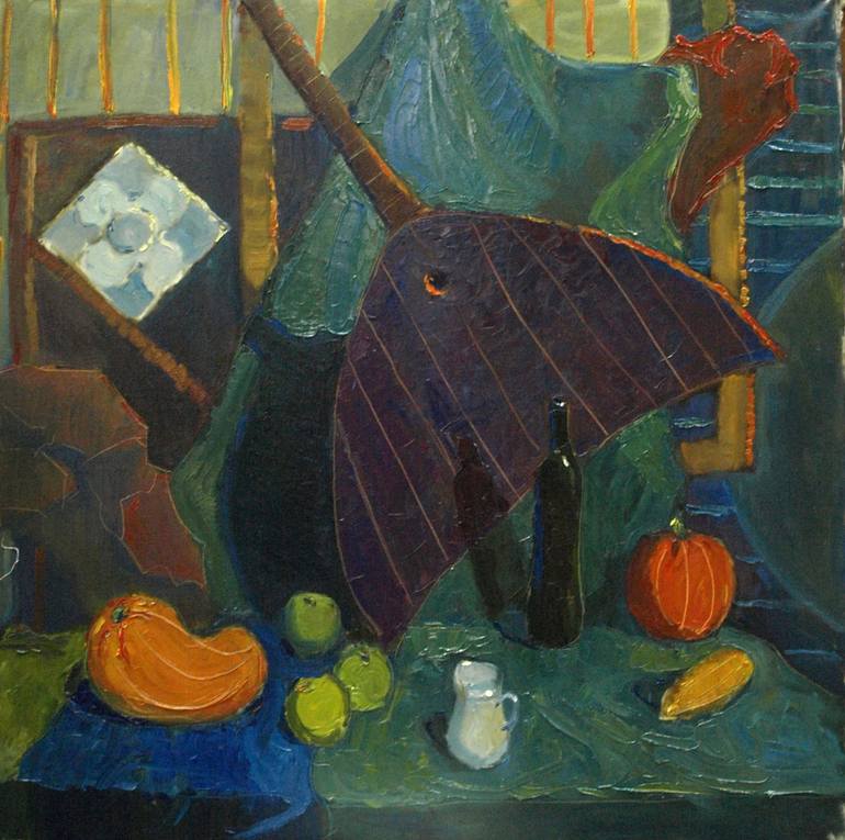 Still-life with pumpkins Painting by Lisovenko Katerina | Saatchi Art