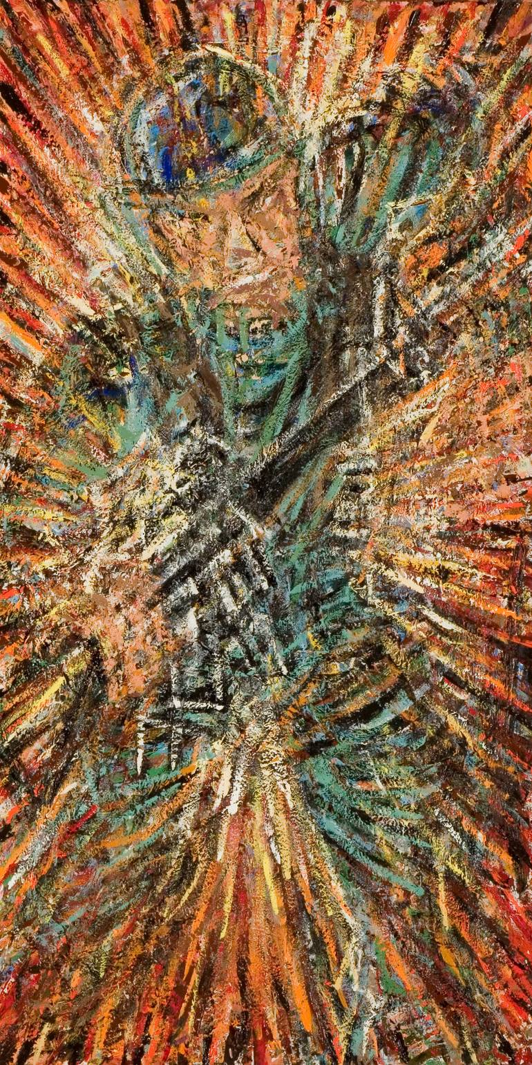 Original Abstract Expressionism Pop Culture/Celebrity Painting by Patrick Augustine