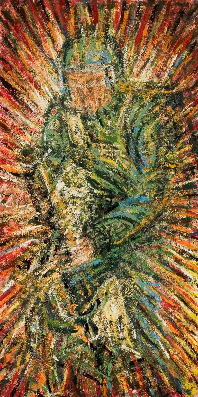 Original Abstract Expressionism Pop Culture/Celebrity Painting by Patrick Augustine