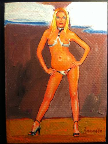 Original Figurative Nude Paintings by vance hanna
