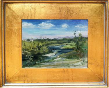 Original Impressionism Landscape Paintings by vance hanna