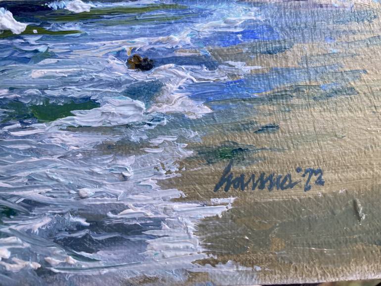 Original Seascape Painting by vance hanna