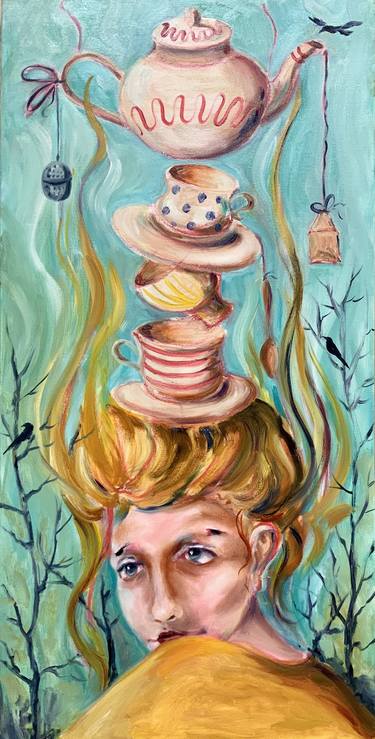 Print of Surrealism Fantasy Paintings by Alexandra Jagoda