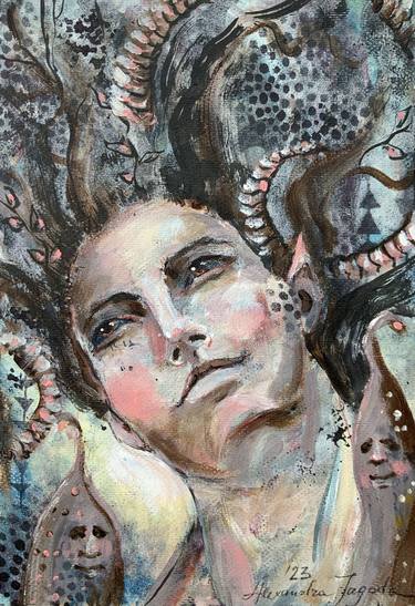 Metamorphosis of the Enigma - fantasy woman portrait thumb