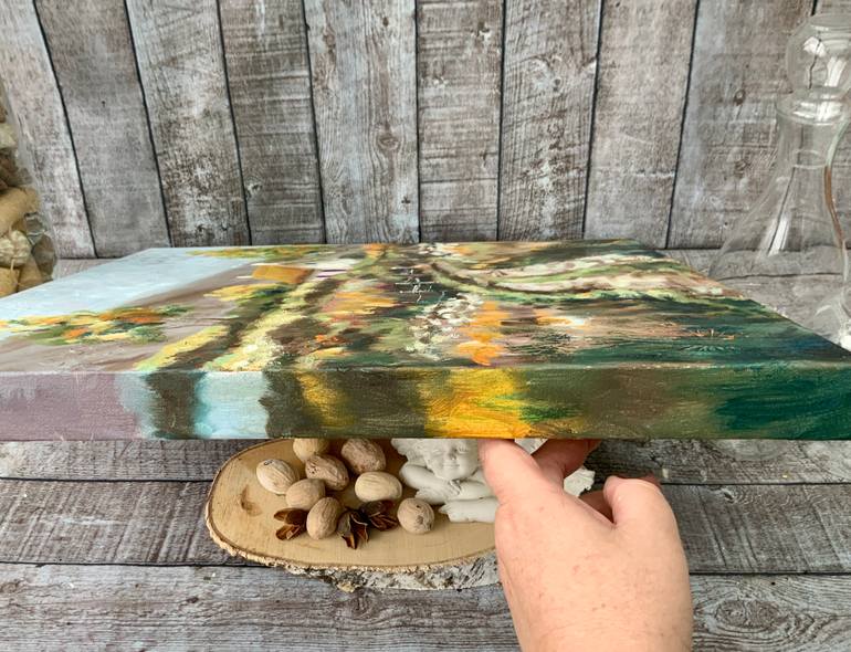 Original Expressionism Landscape Painting by Alexandra Jagoda