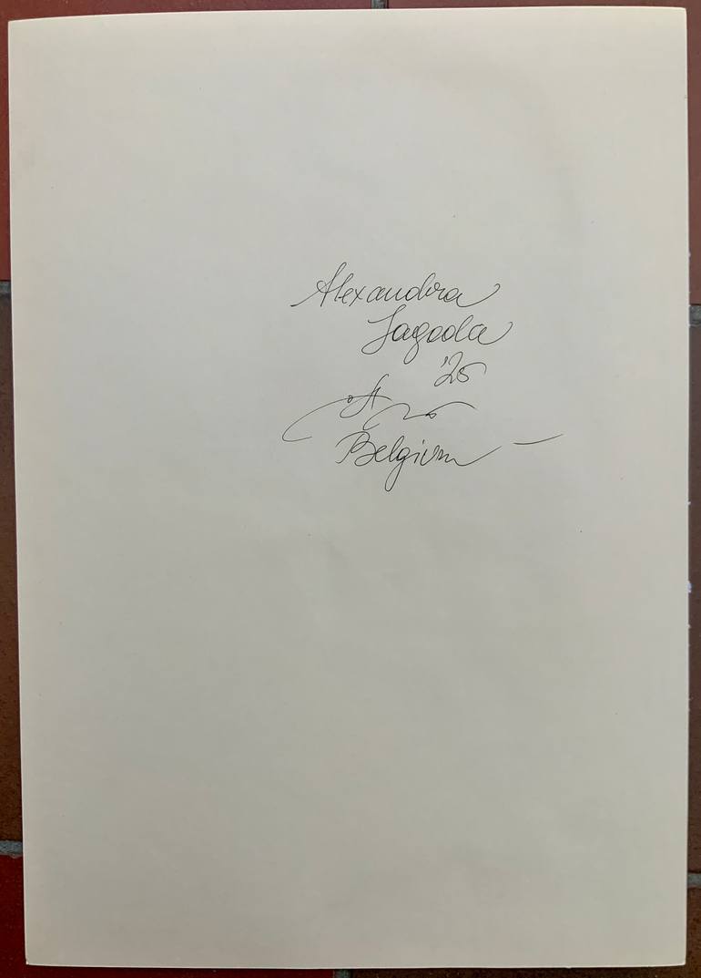 Original Abstract Women Mixed Media by Alexandra Jagoda