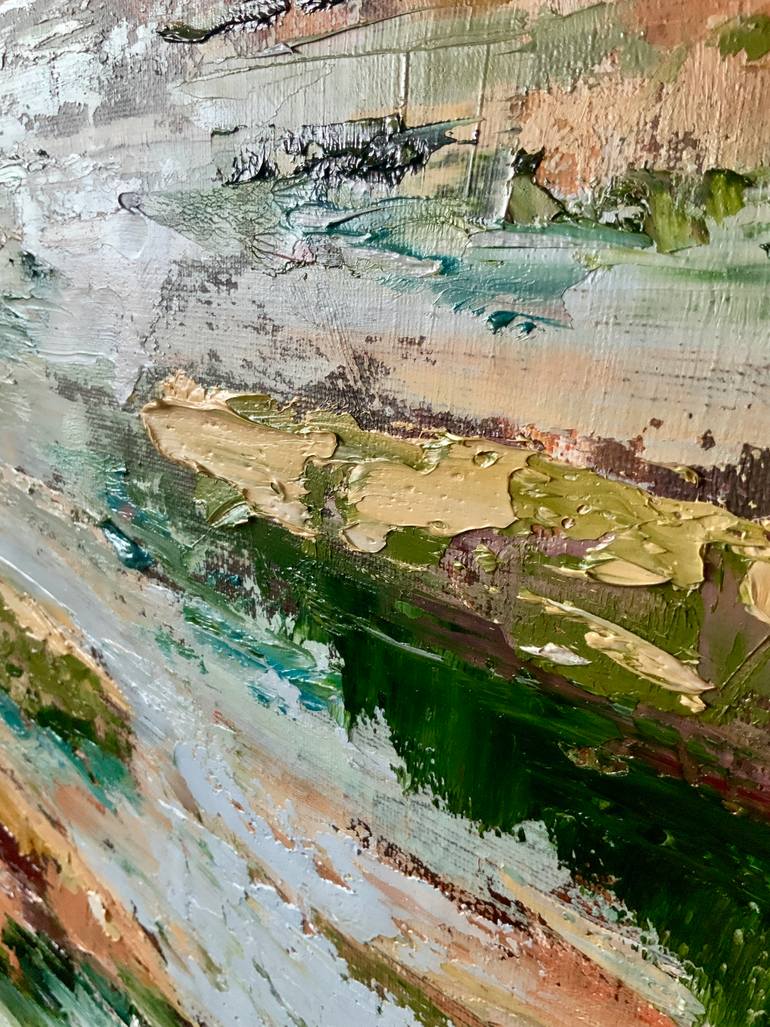 Original Impressionism Landscape Painting by Alexandra Jagoda