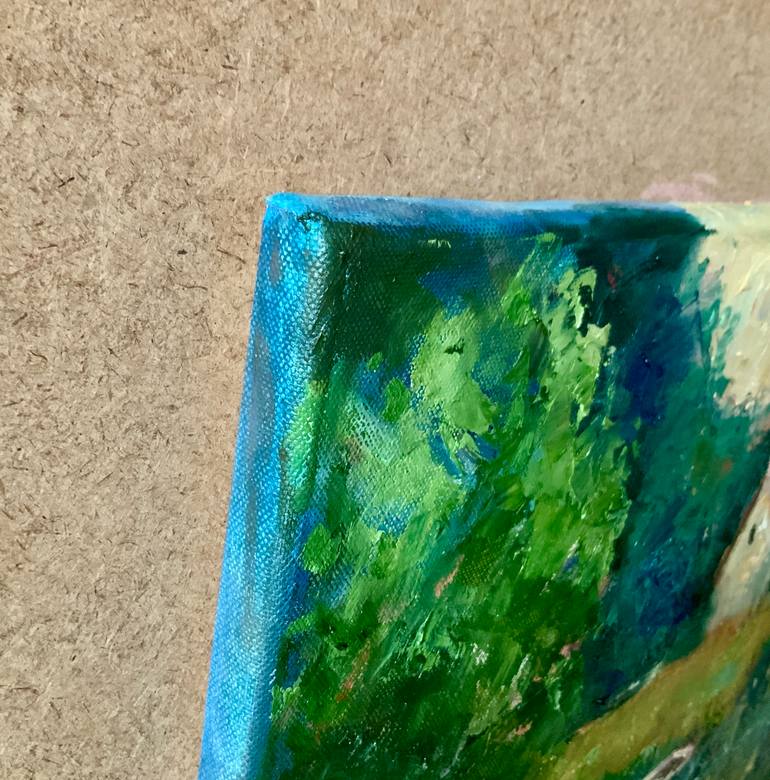 Original Expressionism Boat Painting by Alexandra Jagoda
