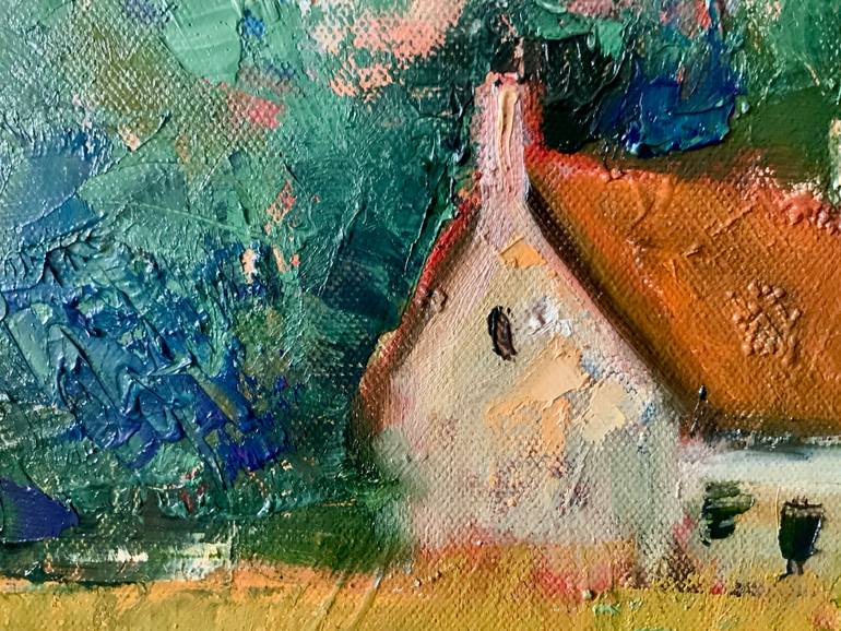 Original Expressionism Boat Painting by Alexandra Jagoda