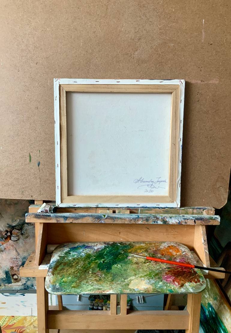 Original Expressionism Boat Painting by Alexandra Jagoda