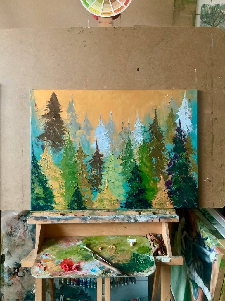 Original Abstract Nature Painting by Alexandra Jagoda