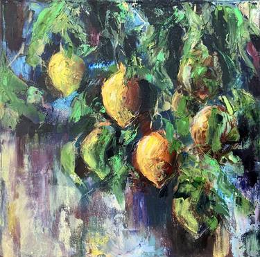 Original Expressionism Botanic Paintings by Alexandra Jagoda