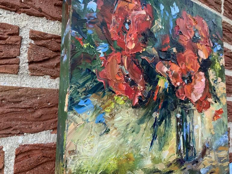 Original Expressionism Botanic Painting by Alexandra Jagoda