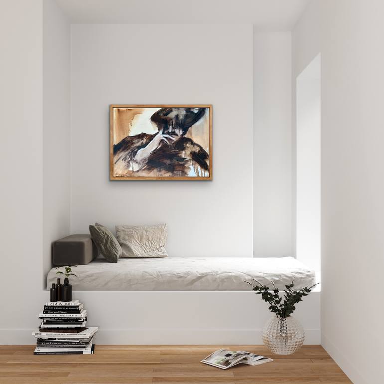 Original Figurative Men Painting by Alexandra Jagoda