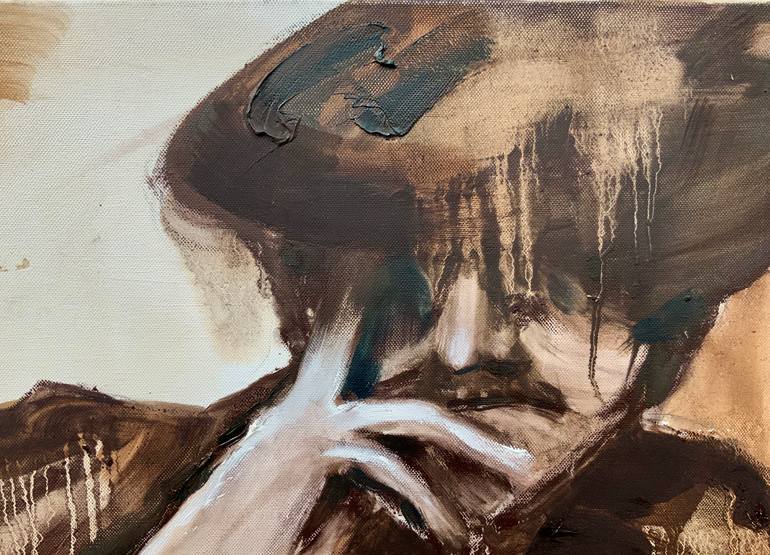 Original Figurative Men Painting by Alexandra Jagoda