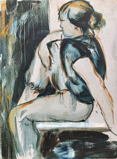 Original Expressionism Women Paintings by Alexandra Jagoda