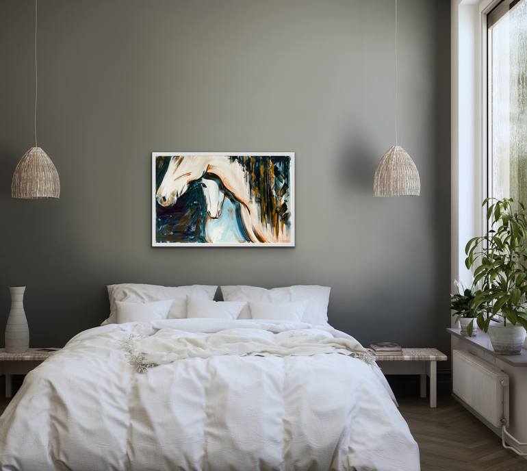 Original Expressionism Animal Painting by Alexandra Jagoda