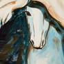 Horses are wonderful graceful animals. They have been inspiring artist for centuries. I’m not an exception. Large picture 75x115 cm, painted in oil alla prima.