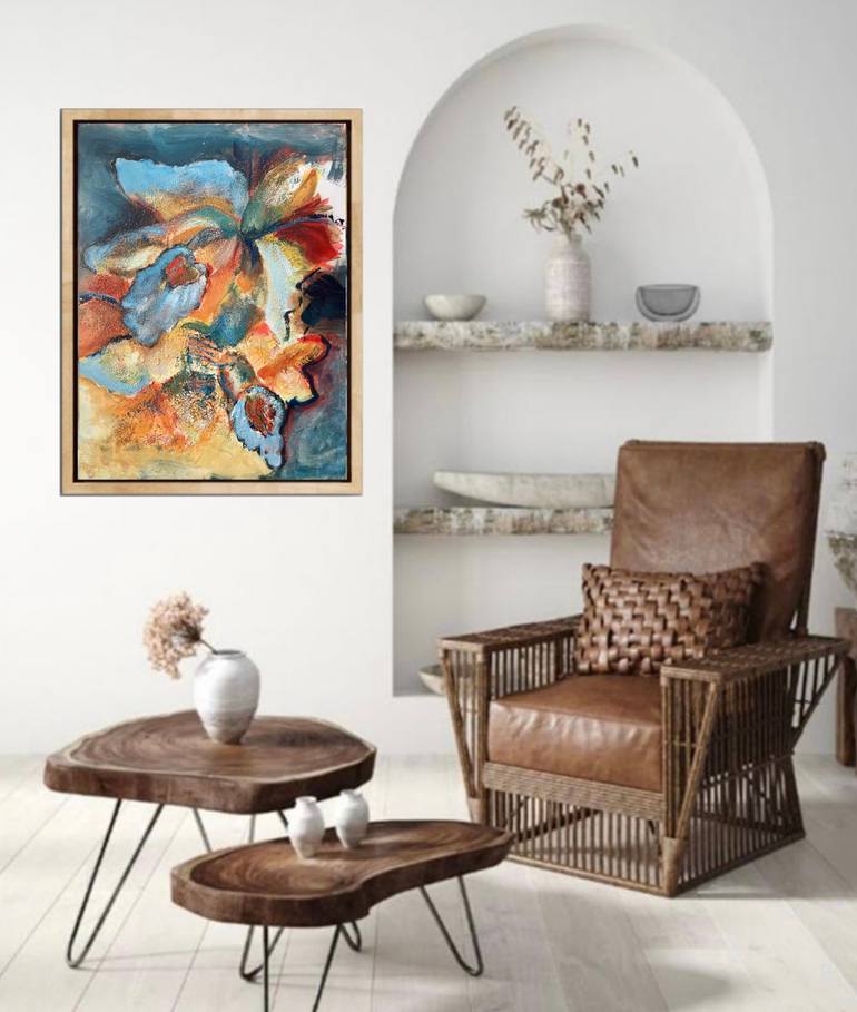 Original Expressionism Botanic Painting by Alexandra Jagoda
