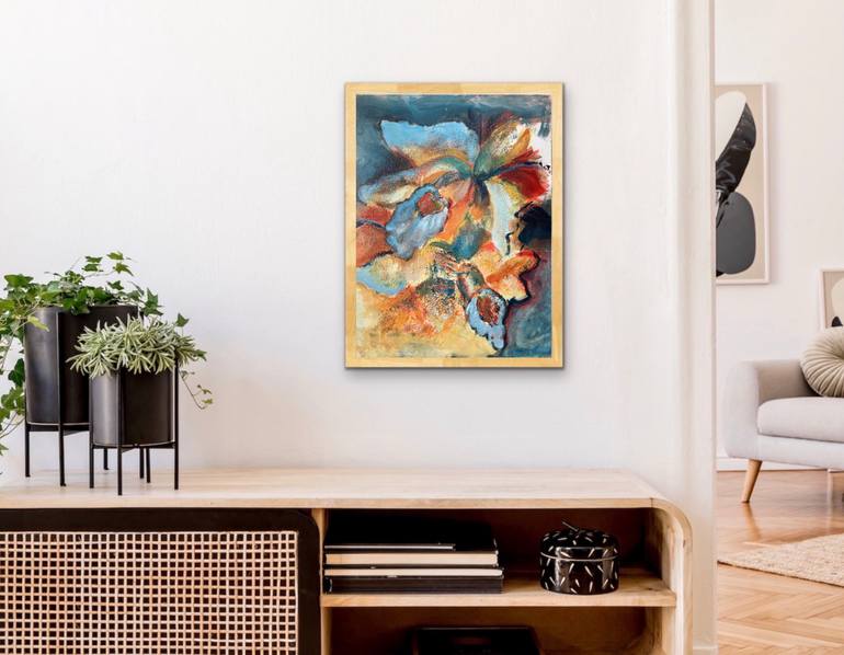 Original Expressionism Botanic Painting by Alexandra Jagoda