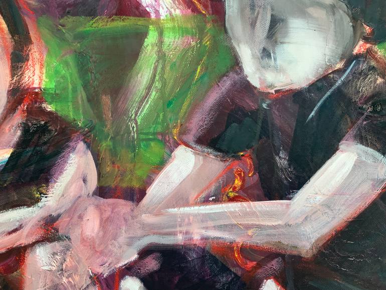 Original Documentary Children Painting by Alexandra Jagoda