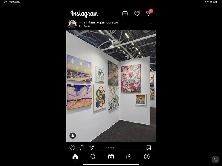 Original Conceptual Landscape Painting by Alexandra Jagoda